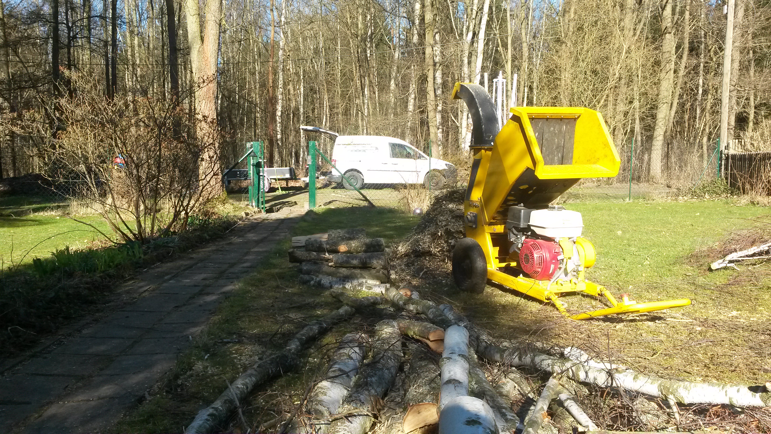 Holz Häckseln, Holzhäcksler