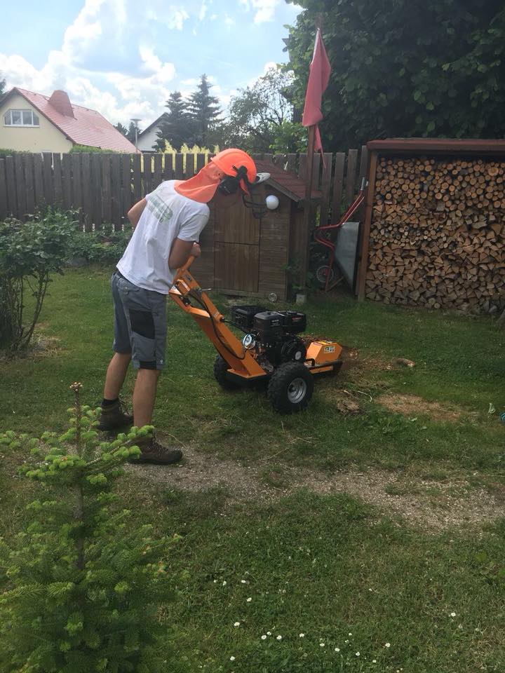 Wurzelstockfräsen, Stubbenfräsen, Wurzelstock entfernen
